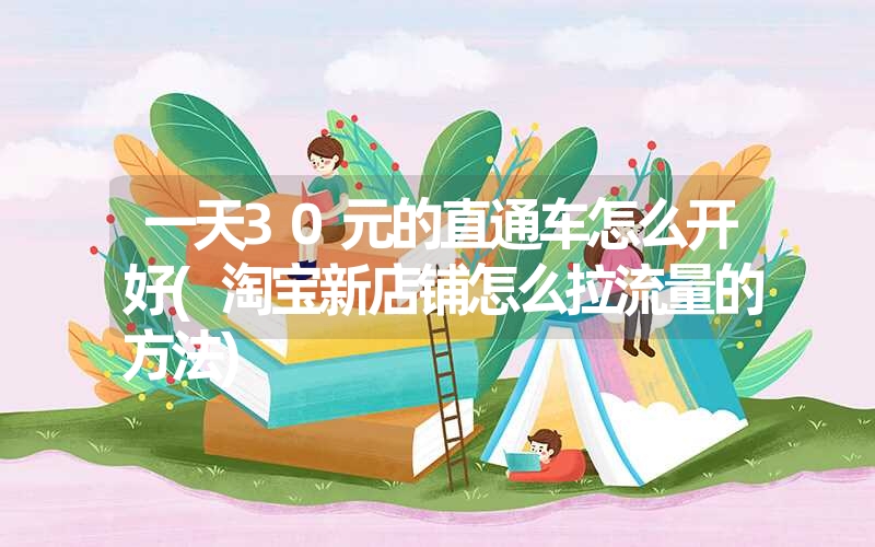 一天30元的直通车怎么开好(淘宝新店铺怎么拉流量的方法) 一天30元的直通车怎么开好(淘宝新店铺怎么拉流量的方法)